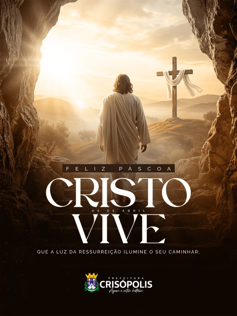 05 DE ABRIL DOMINGO DE PÁSCOA, CRISTO VIVE!