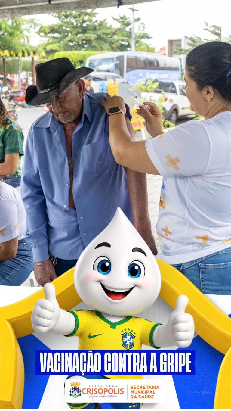 VACINAÇÃO CONTRA A GRIPE!