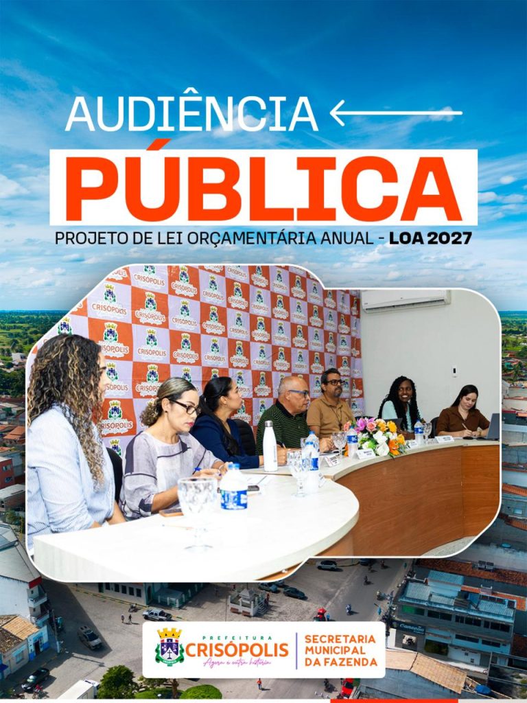 Audiência Pública – Projeto de Lei Orçamentária – LOA 2027
